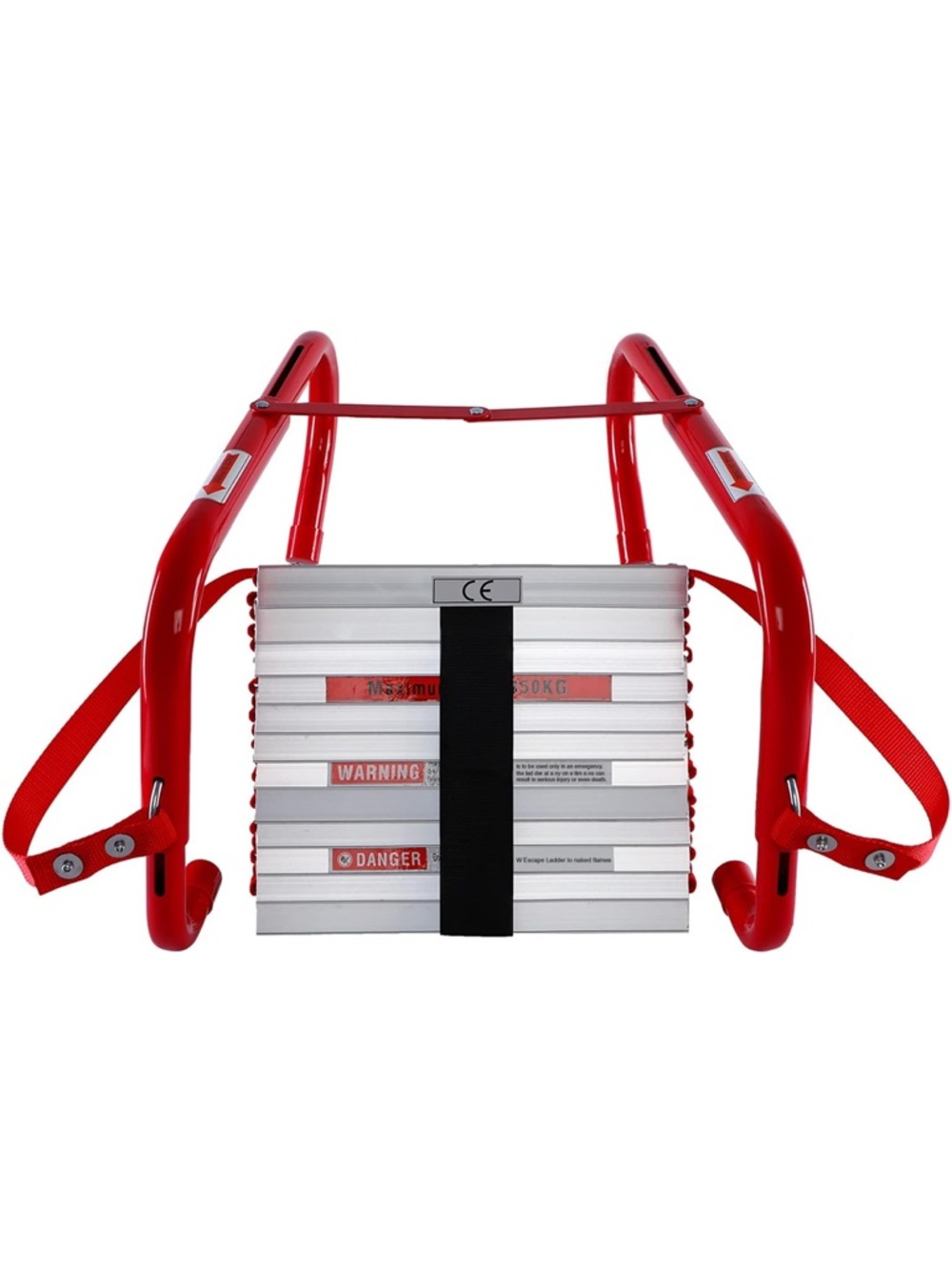 Red Folding Ladder / Step Stool